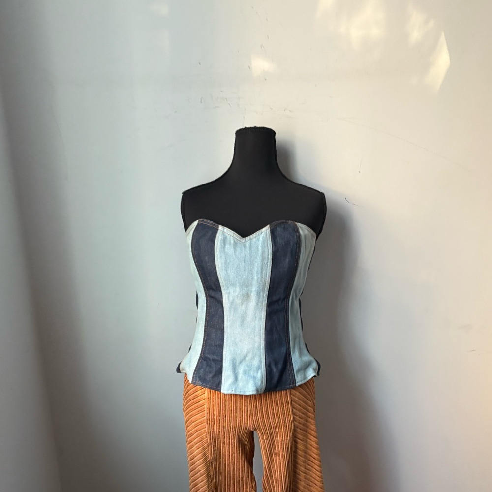 Broken Land Denim Corset